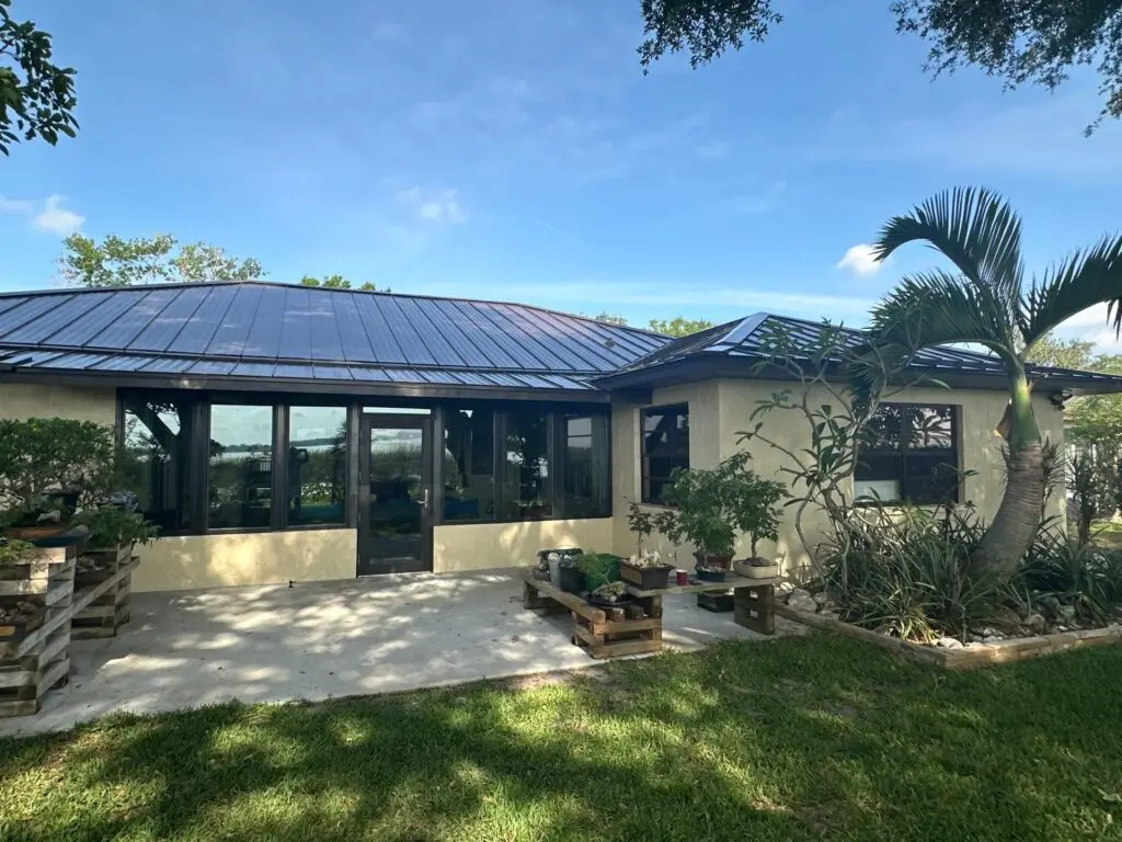 Roof replacement with Standing Seam Metal Roofing